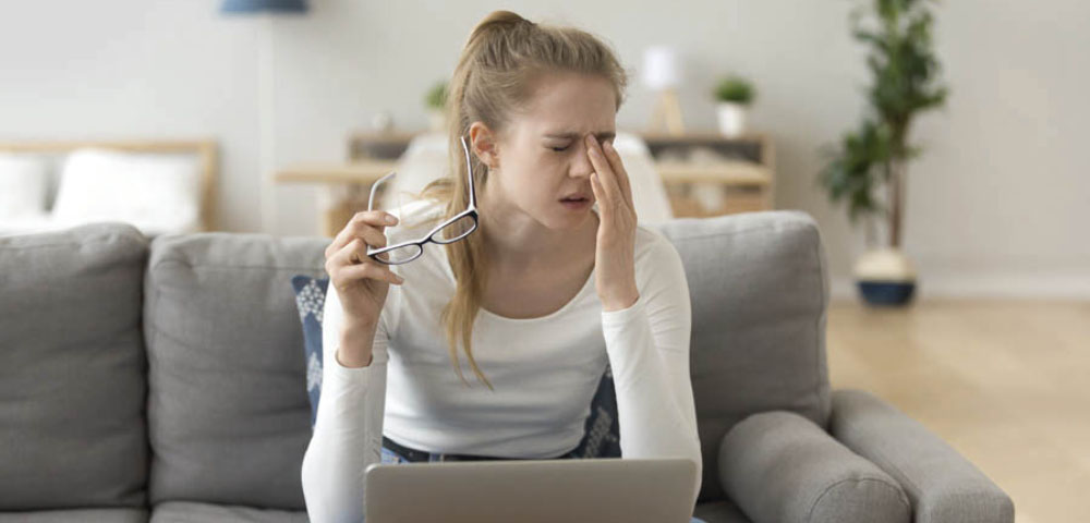 Cómo evitar el síndrome visual informático